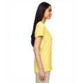 Picture of Ladies' Heavy Cotton™ 5.3 oz. V-Neck T-Shirt