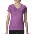 Picture of Ladies' Heavy Cotton™ 5.3 oz. V-Neck T-Shirt