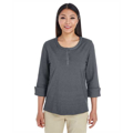 Picture of Ladies' Central Cotton Blend Mélange Knit Top