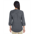Picture of Ladies' Central Cotton Blend Mélange Knit Top