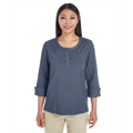 Picture of Ladies' Central Cotton Blend Mélange Knit Top