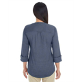 Picture of Ladies' Central Cotton Blend Mélange Knit Top