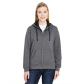 Picture of Ladies' 7.2 oz. Sofspun® Full-Zip Hooded Sweatshirt