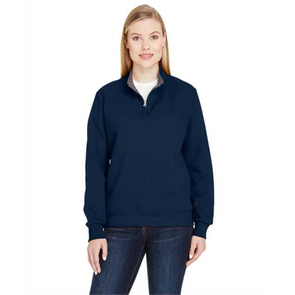 Picture of Ladies' 7.2 oz. Sofspun® Quarter-Zip Sweatshirt