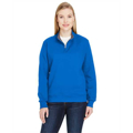 Picture of Ladies' 7.2 oz. Sofspun® Quarter-Zip Sweatshirt