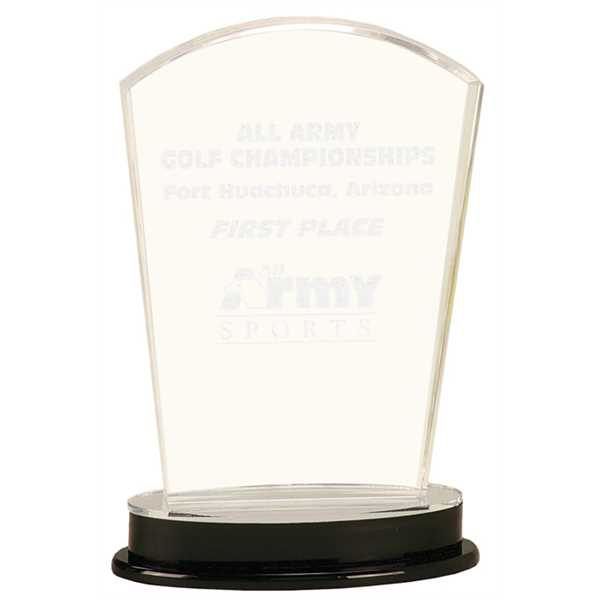 Picture of 8 1/4" Silver Arch Impress Acrylic