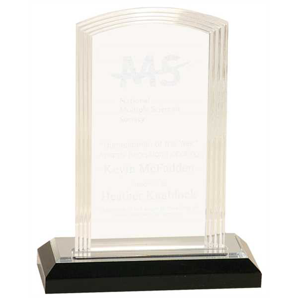 Picture of 7" Silver Step Arch Impress Acrylic