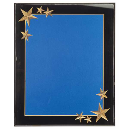 Picture of 9x11 Blue Carved Star Acrylic Plaque