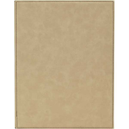 Picture of 9" x 12" Light Brown Laserable Leatherette Plaque
