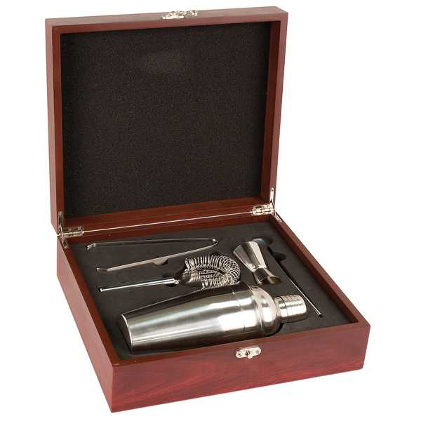Picture of Rosewood Finish Martini Set