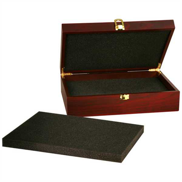 Picture of 10 1/4" x 7 1/2" x 3 1/8" Rosewood Finish Gift Box