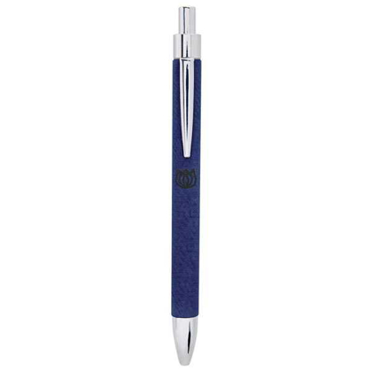 Picture of Blue Laserable Leatherette Pen