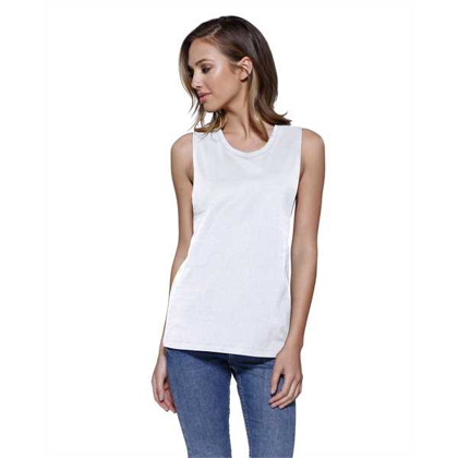 Picture of Ladies' Cotton Muscle T-Shirt