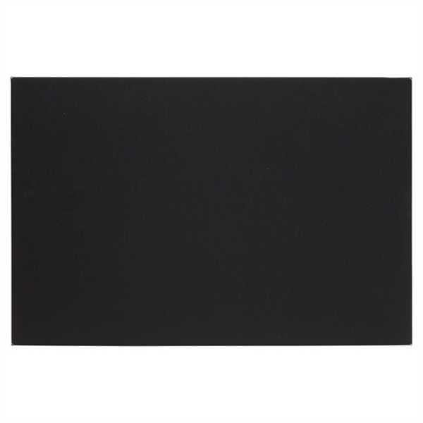 Picture of 12" x 18" Black/Gold Laserable Leatherette Wall Decor with Sawtooth Hanger
