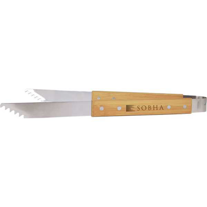 Picture of 14" Bamboo Barbeque Tongs