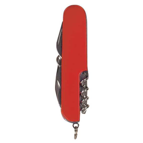 Picture of 3 1/2" Red 8-Function Multi-Tool Pocket Knife