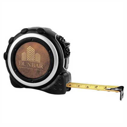 Picture of 16-Foot Black & Silver Tape Measure with 1 1/2" Insert Area, 1-sided