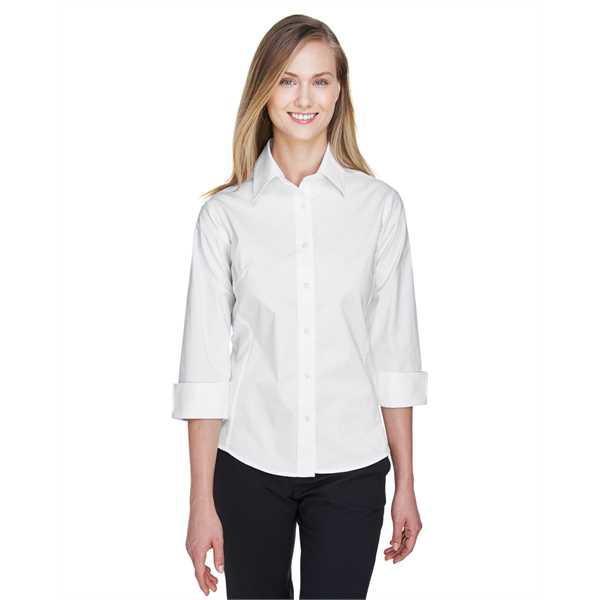 Picture of Ladies' Perfect Fit™ 3/4-Sleeve Stretch Poplin Blouse