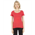 Picture of Ladies' 4.6 oz. Tri-Blend Scoop Neck T-Shirt