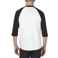 Picture of Adult 6.0 oz., 100% Cotton 3/4 Raglan T-Shirt