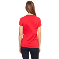 Picture of Ladies' Jersey Short-Sleeve V-Neck T-Shirt