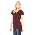 Picture of Ladies' Jersey Short-Sleeve V-Neck T-Shirt