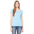 Picture of Ladies' Jersey Short-Sleeve V-Neck T-Shirt