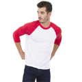 Picture of Unisex 4.6 oz. Tri-Blend 3/4-Sleeve Raglan T-Shirt