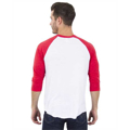 Picture of Unisex 4.6 oz. Tri-Blend 3/4-Sleeve Raglan T-Shirt