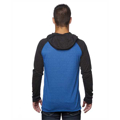 Picture of Adult Raglan Sleeve Striped Jersey Hooded T-Shirt