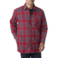 Picture of Men's Tall Flannel Shirt Jacket with Quilt Lining