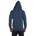Picture of Men's 7 oz. Organic/Recycled Heathered Full-Zip Hood
