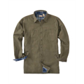 Picture of Men's Tall Canvas Shirt Jacket with Flannel Lining