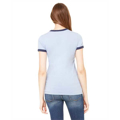 Picture of Ladies' Jersey Short-Sleeve Ringer T-Shirt