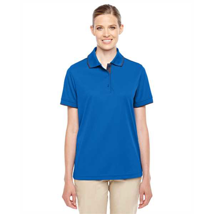 Picture of Ladies' Motive Performance Piqué Polo with Tipped Collar