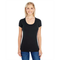 Picture of Ladies' Spandex Short-Sleeve Scoop Neck T-Shirt