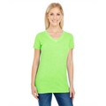 Picture of Ladies' Pigment-Dye Short-Sleeve V-Neck T-Shirt