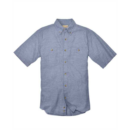 Picture of Men's Slub Chambray Short-Sleeve Shirt