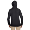 Picture of Ladies' 7 oz. Organic/Recycled Heathered Fleece Full-Zip Hood