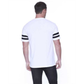 Picture of Men's CVC Stripe Varsity T-Shirt