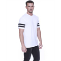 Picture of Men's CVC Stripe Varsity T-Shirt