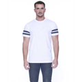 Picture of Men's CVC Stripe Varsity T-Shirt