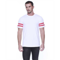 Picture of Men's CVC Stripe Varsity T-Shirt