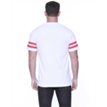 Picture of Men's CVC Stripe Varsity T-Shirt