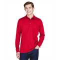 Picture of Adult Pinnacle Performance Long-Sleeve Piqué Polo with Pocket
