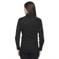 Picture of Ladies' Boulevard Wrinkle-Free Two-Ply 80's Cotton Dobby Taped Shirt with Oxford Twill