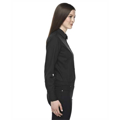 Picture of Ladies' Boulevard Wrinkle-Free Two-Ply 80's Cotton Dobby Taped Shirt with Oxford Twill