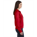 Picture of Ladies' Fleece Full-Zip Raglan Hoodie