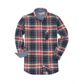 Picture of Men's Tall Yarn-Dyed Long-Sleeve Brushed Flannel