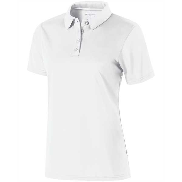 Picture of Ladies Polyester Textured Stripe Shift Polo